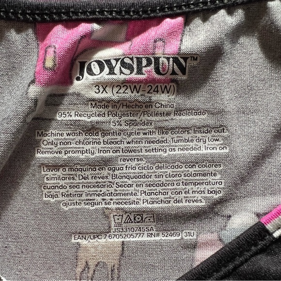NWOT Joyspun sleep set tank and shorts - Picture 6 of 8